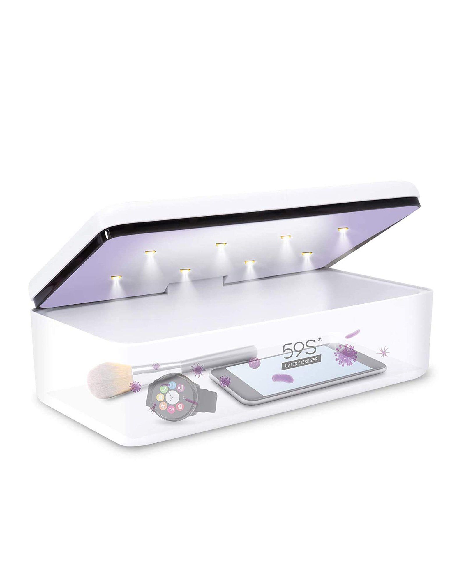 iskts　4.5.UV EcoVs 59S UV LED Sanitizer Box, Disinfection for Razors