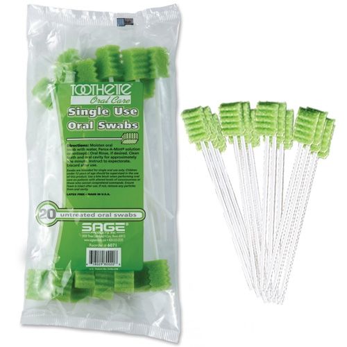 Sage Toothette Plus Oral Swabs