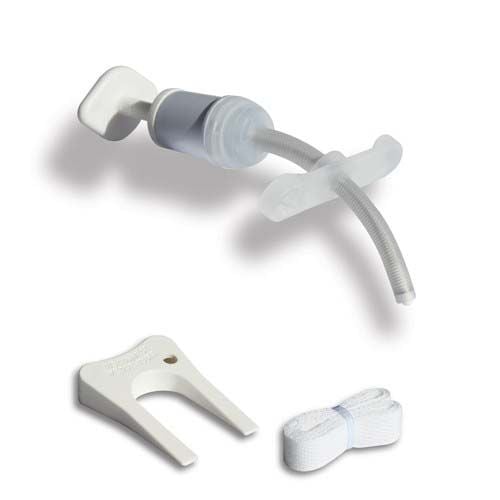 Image 1 of Bivona Straight & V Flange Uncuffed Neonatal Flextend Tracheostomy Tubes