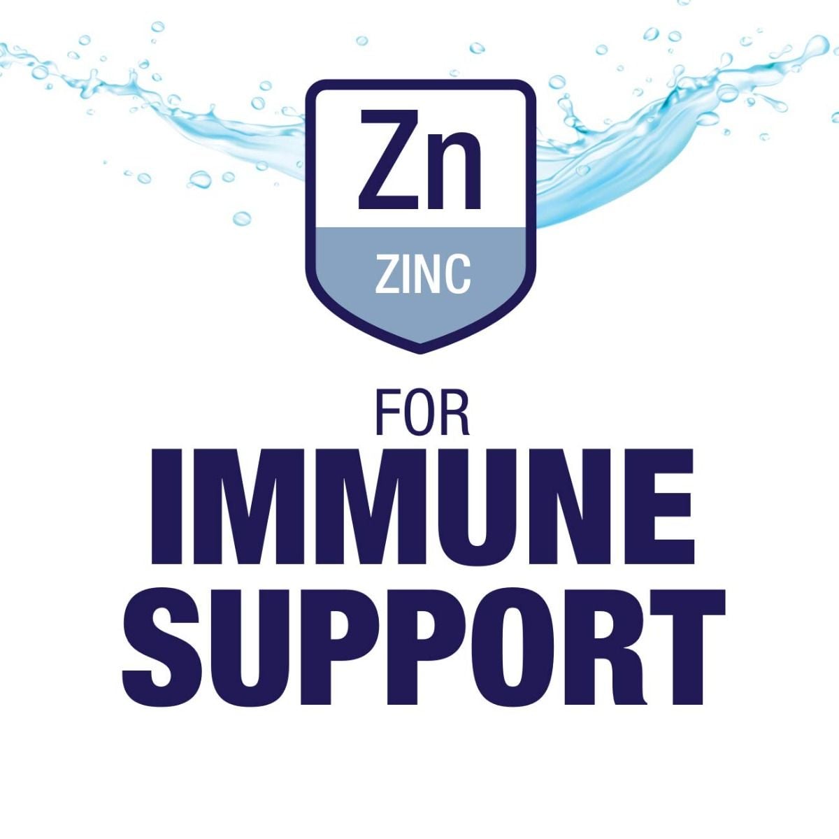 Contains zinc for immune support