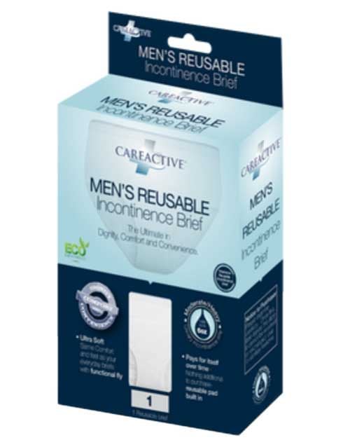 CareActive Mens Reusable Incontinence Briefs