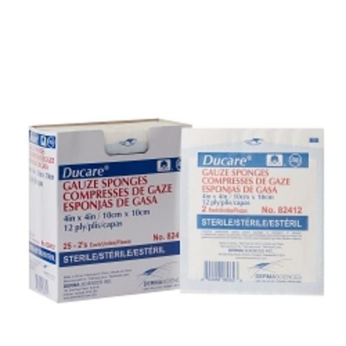 DuCare 4 x 4 Inch Woven Gauze Sponges