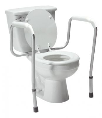 Image 1 of Lumex Versaframe Toilet Safety Rail, Adjustable Height