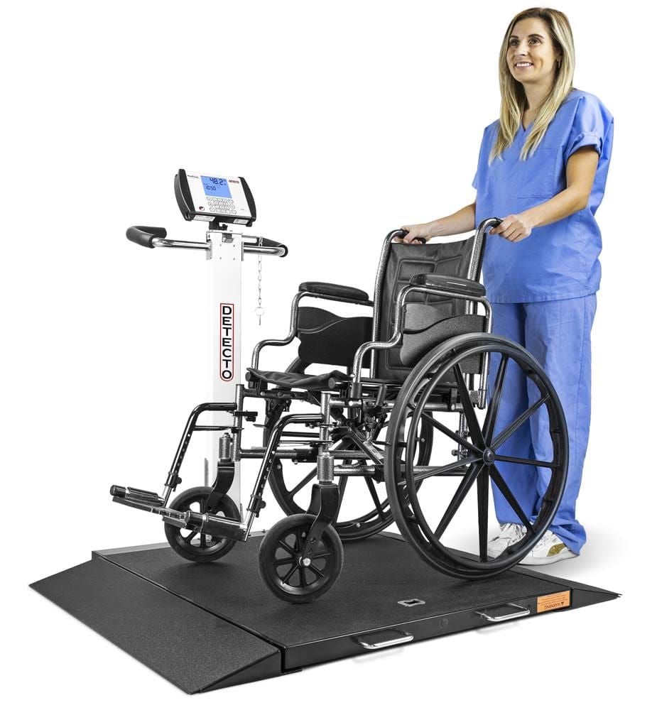Image 4 of Detecto 6550 Folding Portable Wheelchair Scale