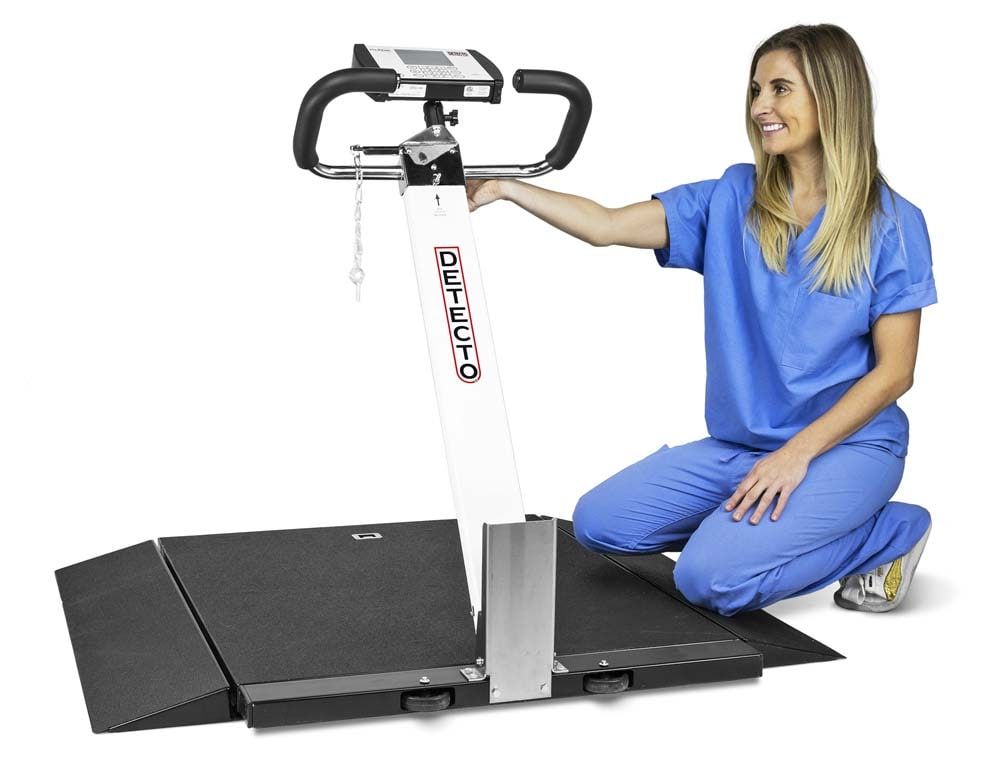 Image 5 of Detecto 6550 Folding Portable Wheelchair Scale