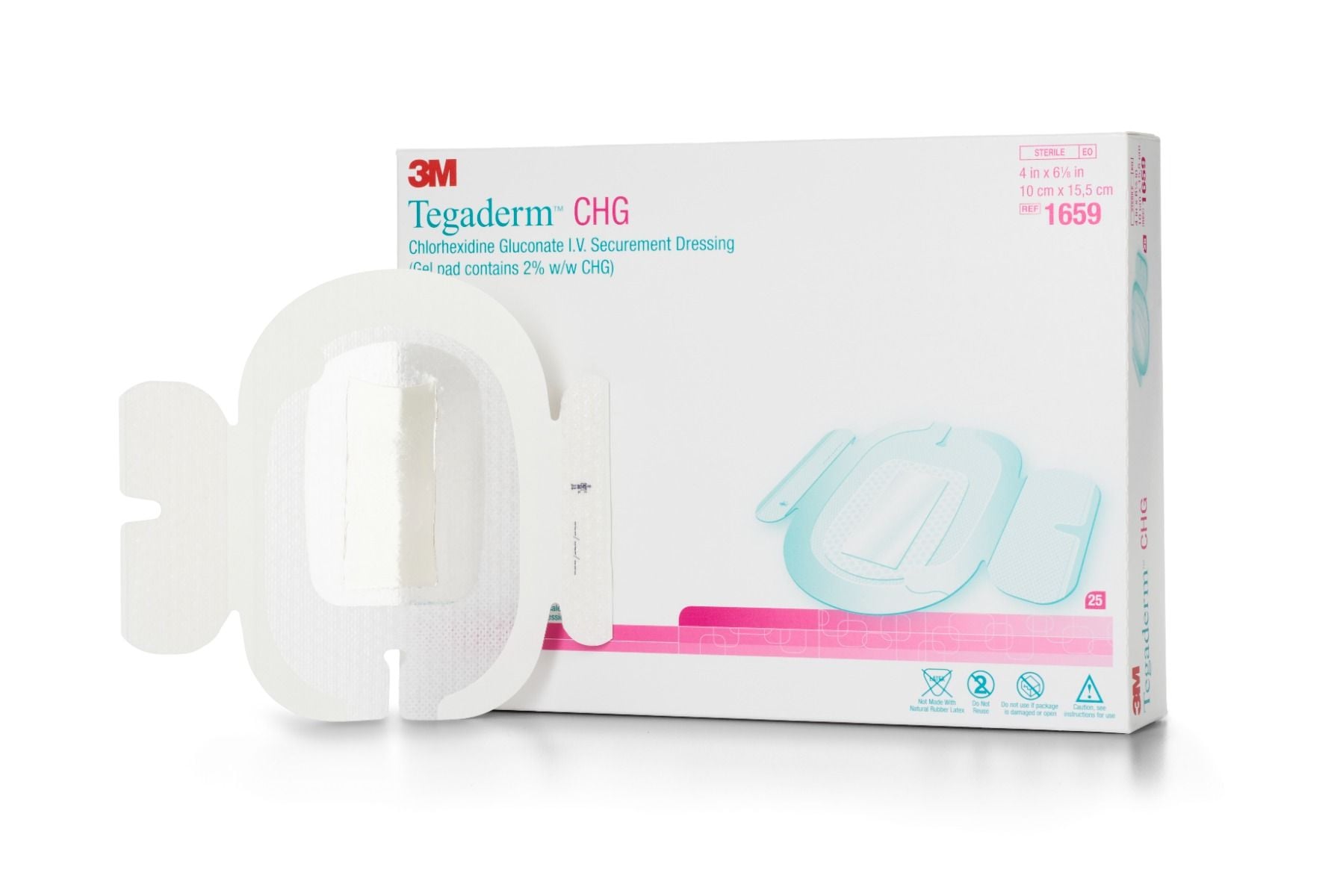 3m Tegaderm CHG 1659 | 4 x 6.12 Inch