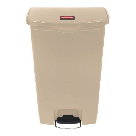 Rubbermaid Slim Jim 18 Gal Front Step-on Trash Can - 1883460