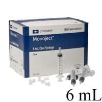 Image 3 of 6 mL Monoject Oral Syringe