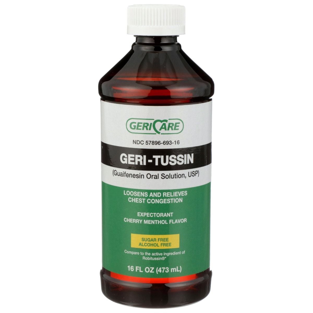 Geri-Tussin Cough Syrup, 16 oz. Bottle