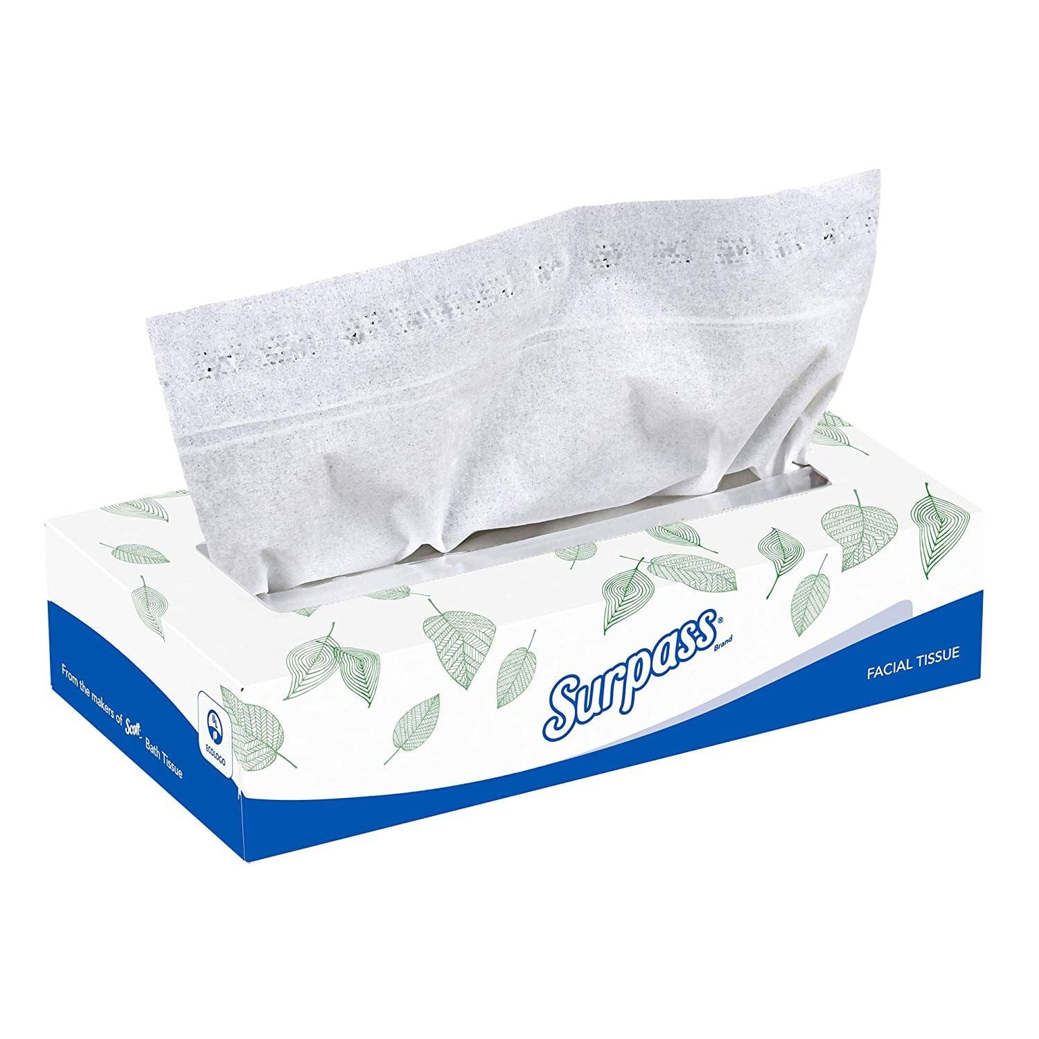 Surpass Facial Tissue, 2 Ply, 21340 | Vitality Medical