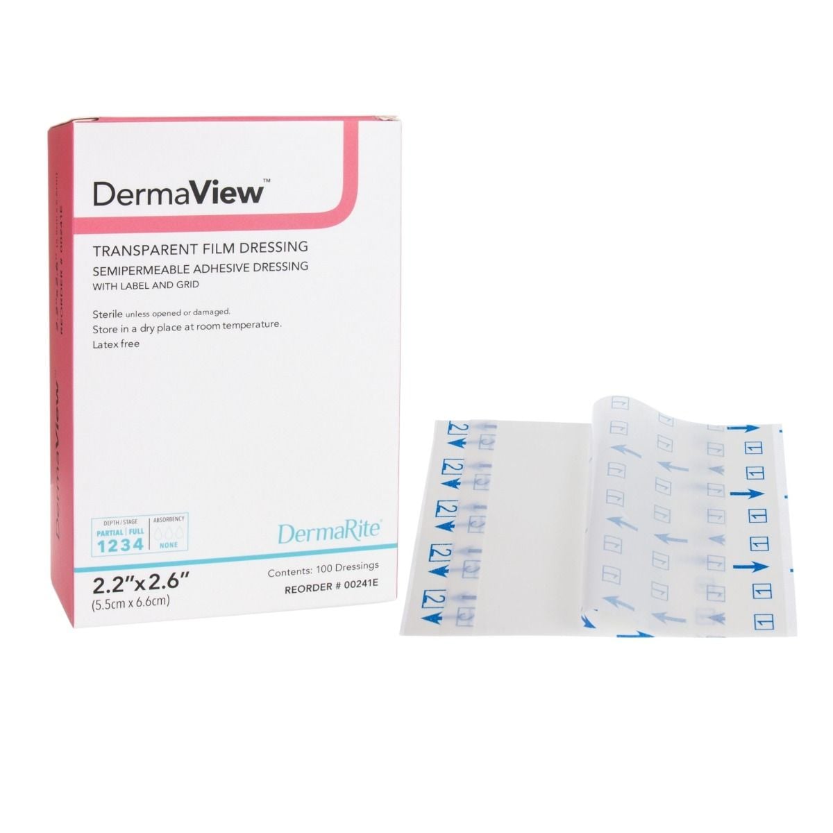 DermaView Transparent Film Dressing
