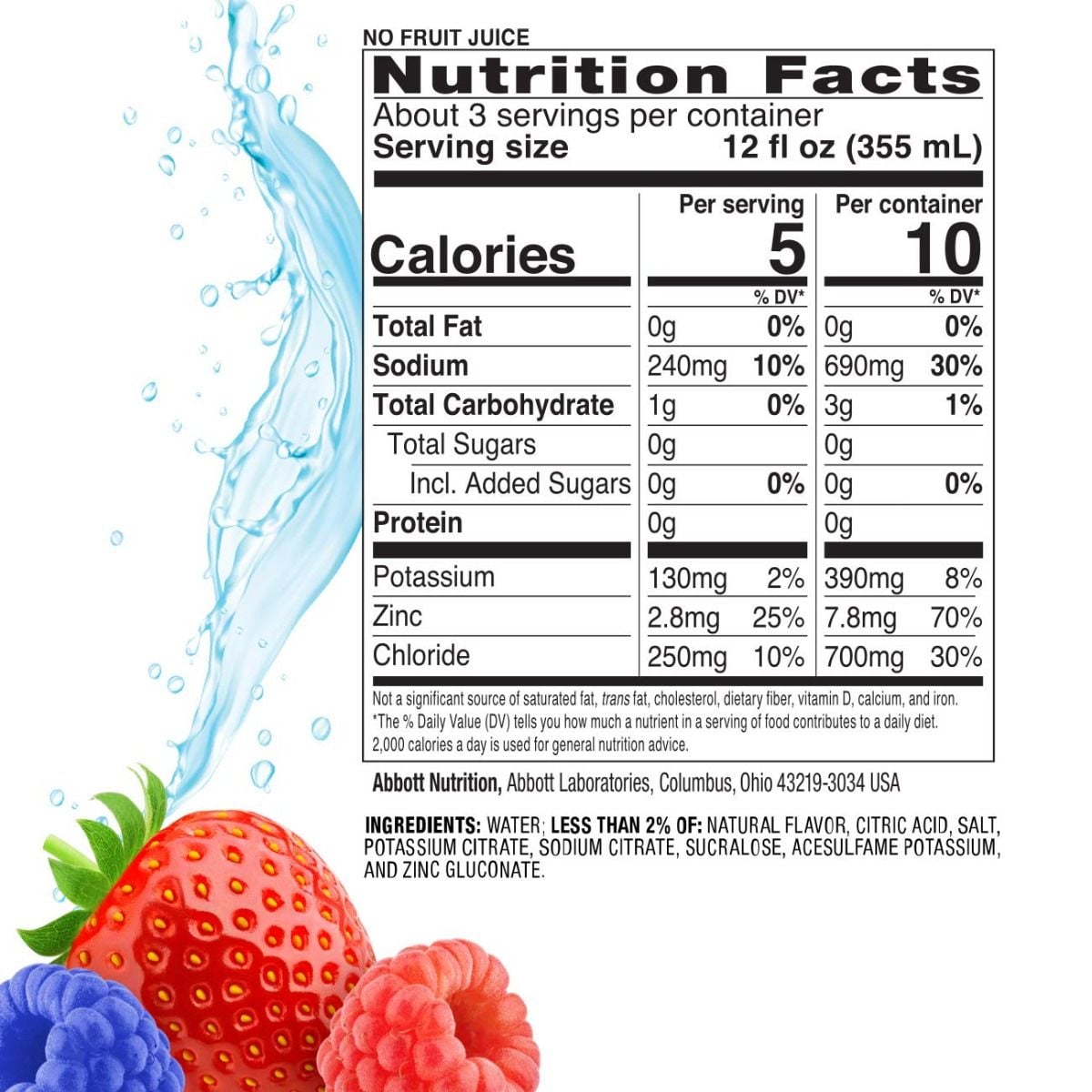 Nutrition facts