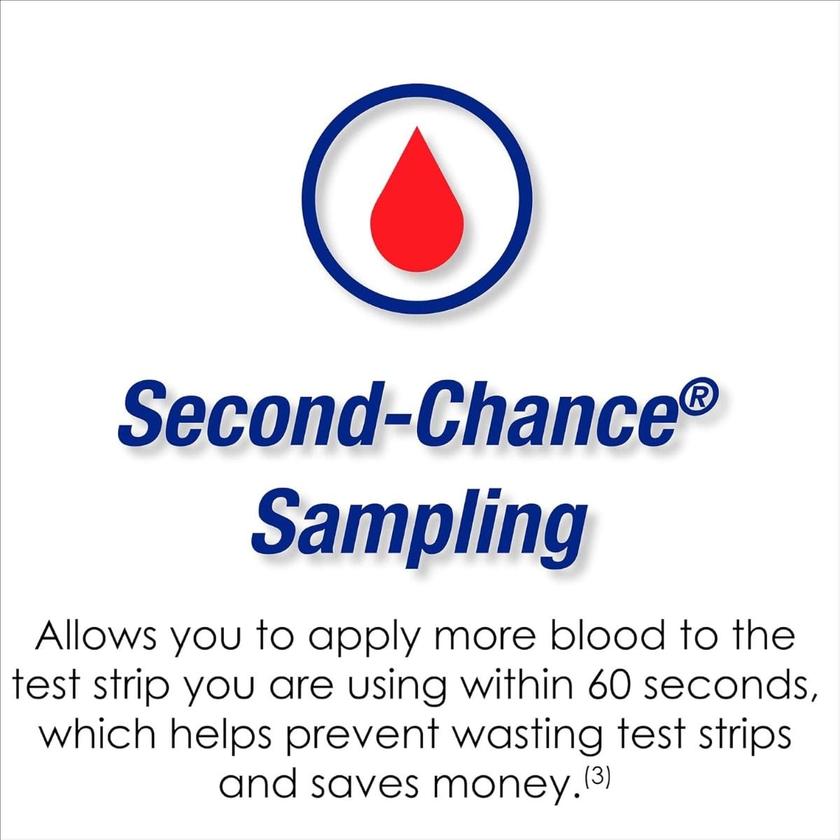 Second-chance sampling allows for re-application of blood