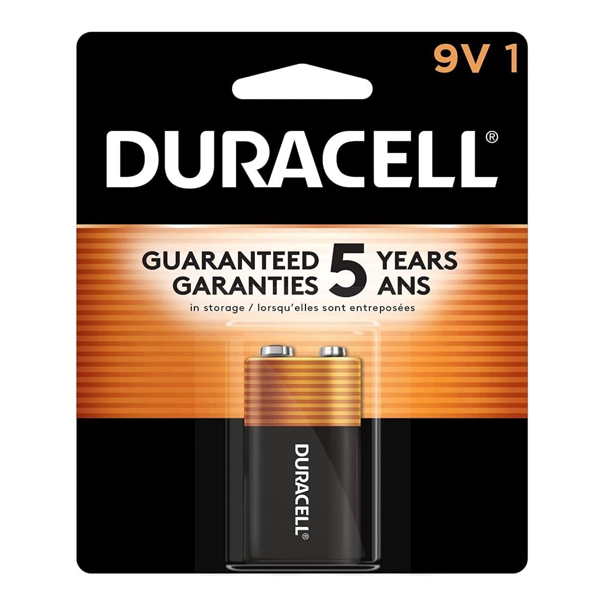 9V Duracell Coppertop Batteries