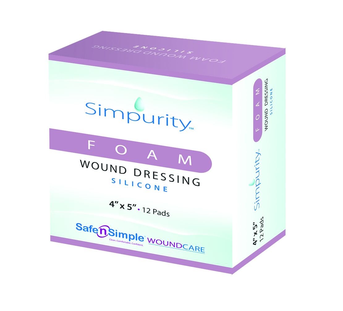 Image 1 of Simpurity Silicone Foam Wound Dressing 