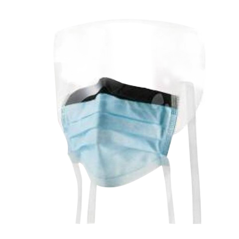 衛生医療用品・救急用品   Classic Disc Face Mask S/M McKesson Fluid Resistant Surgical Mask w/Eye Shield | Vitality Medical