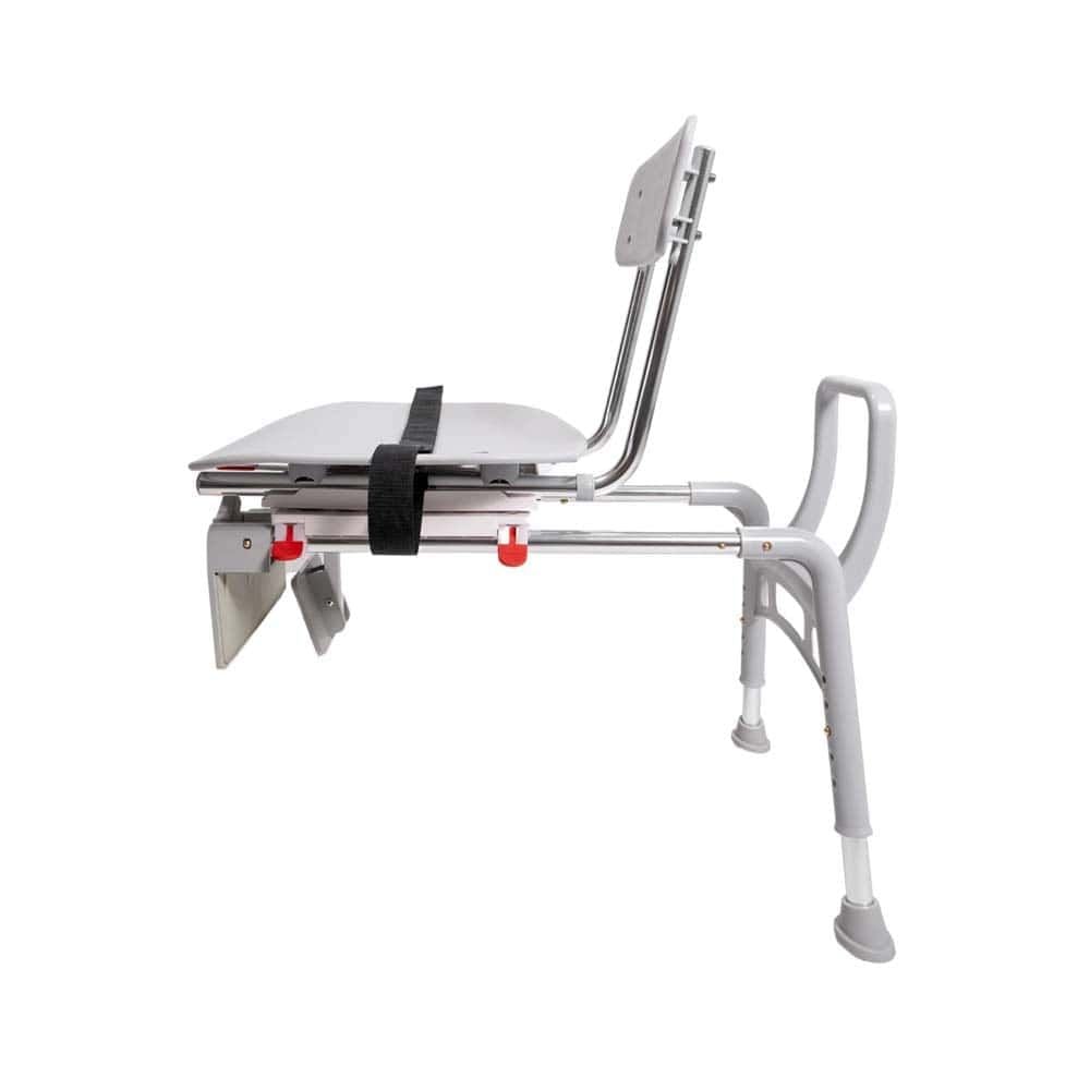 Image 8 of Eagle Health Tub-Mount Sliding Tub Transfer Bench with Swivel Seat 