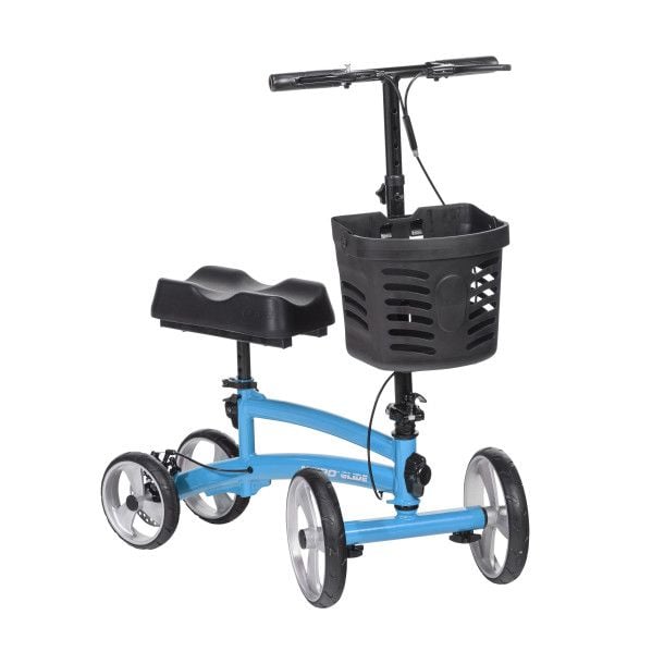Blue knee walker