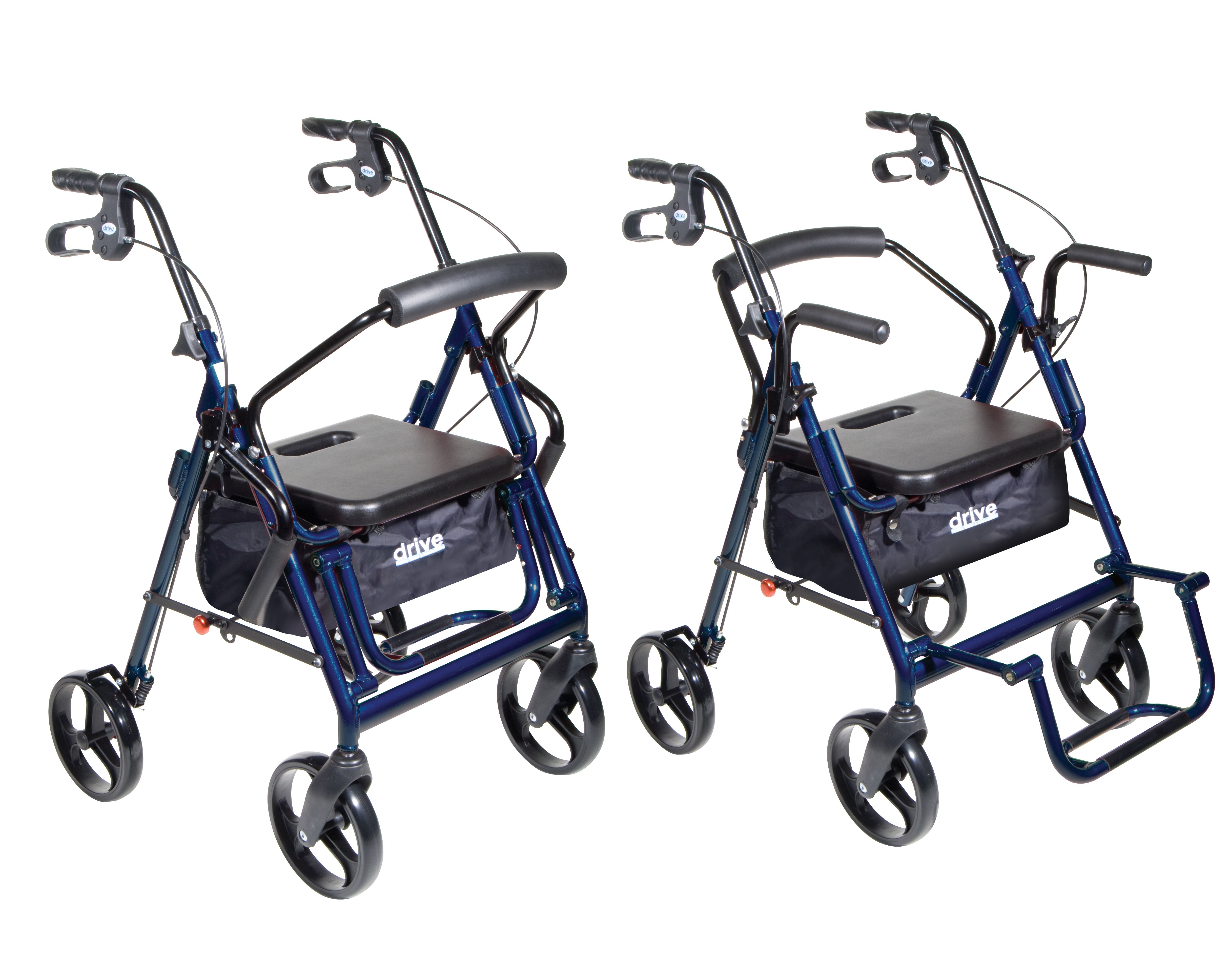 Image 9 of Duet Transport Chair Rollator by Drive