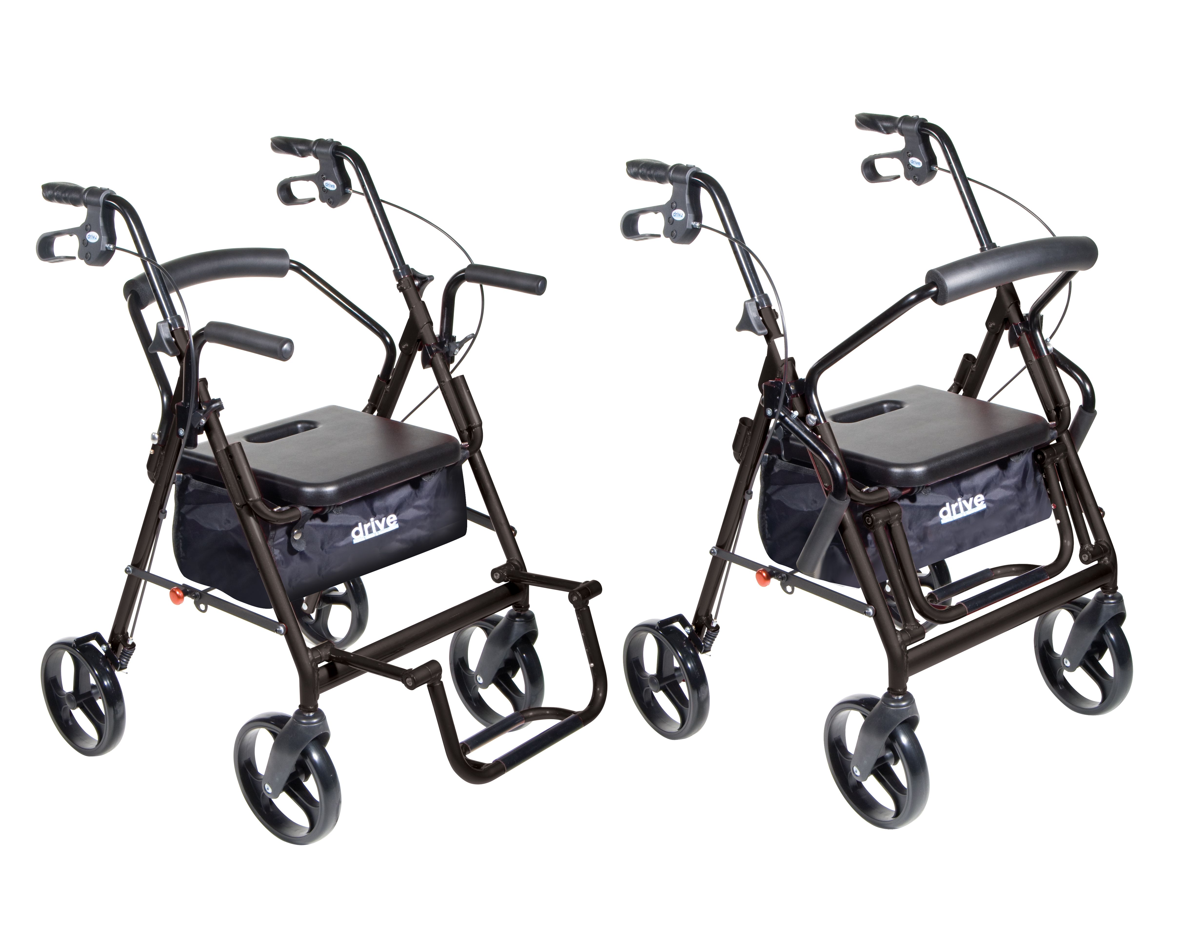 Image 7 of Duet Transport Chair Rollator by Drive
