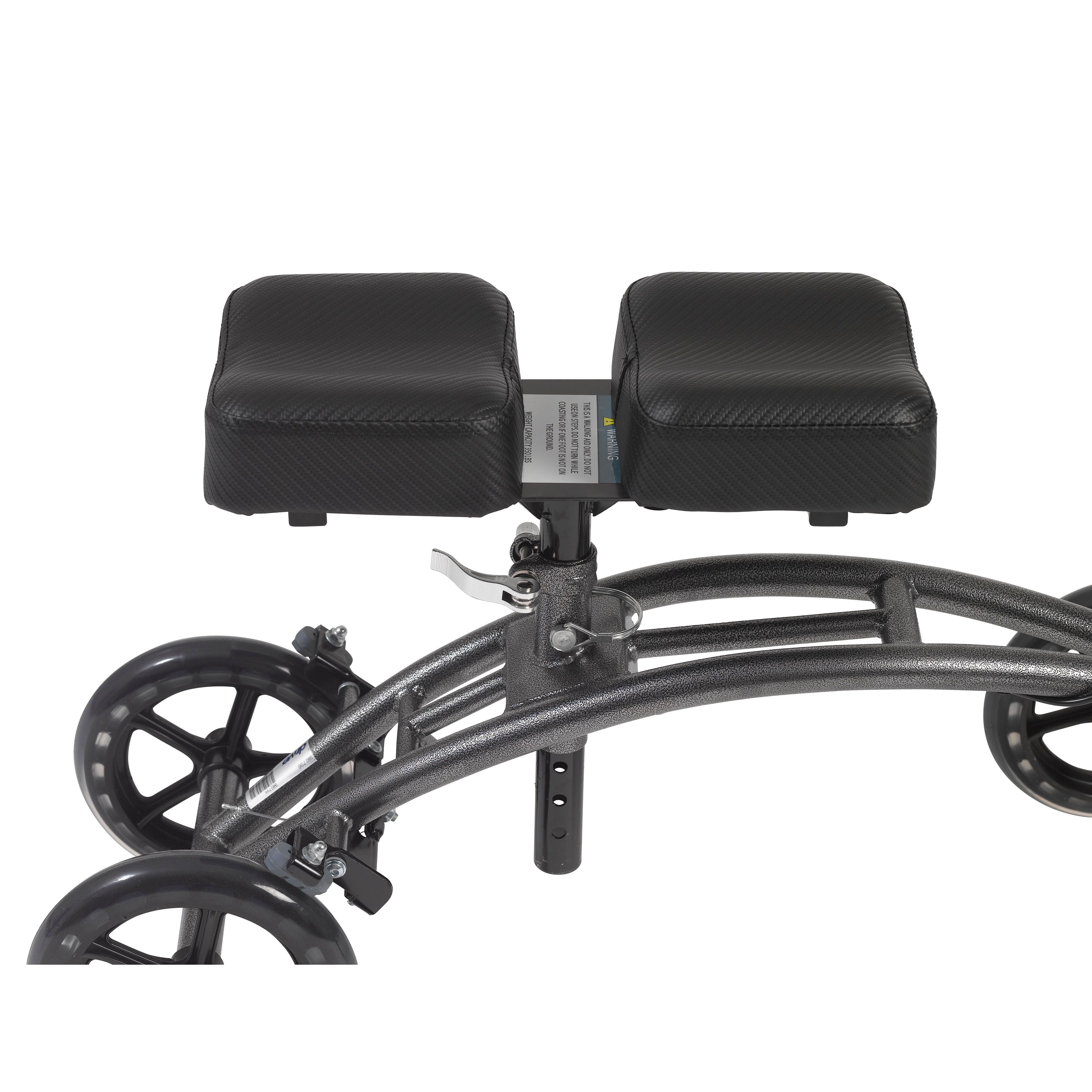 Image 2 of Drive Dual Pad Steerable Knee Walker with Basket, Alternative to Crutches