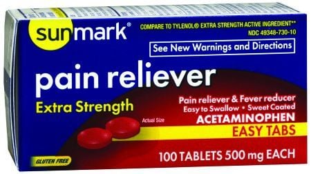 Image 1 of Extra Strength Pain Reliever Easy Tabs