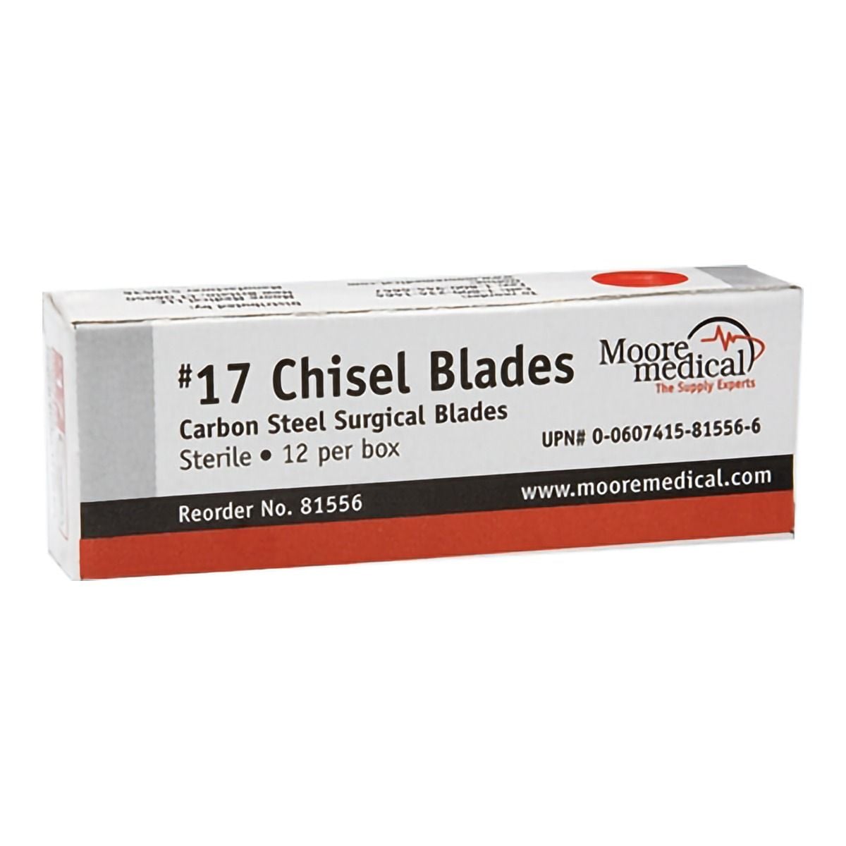 McKesson Carbon Steel Chisel Blade - Sterile