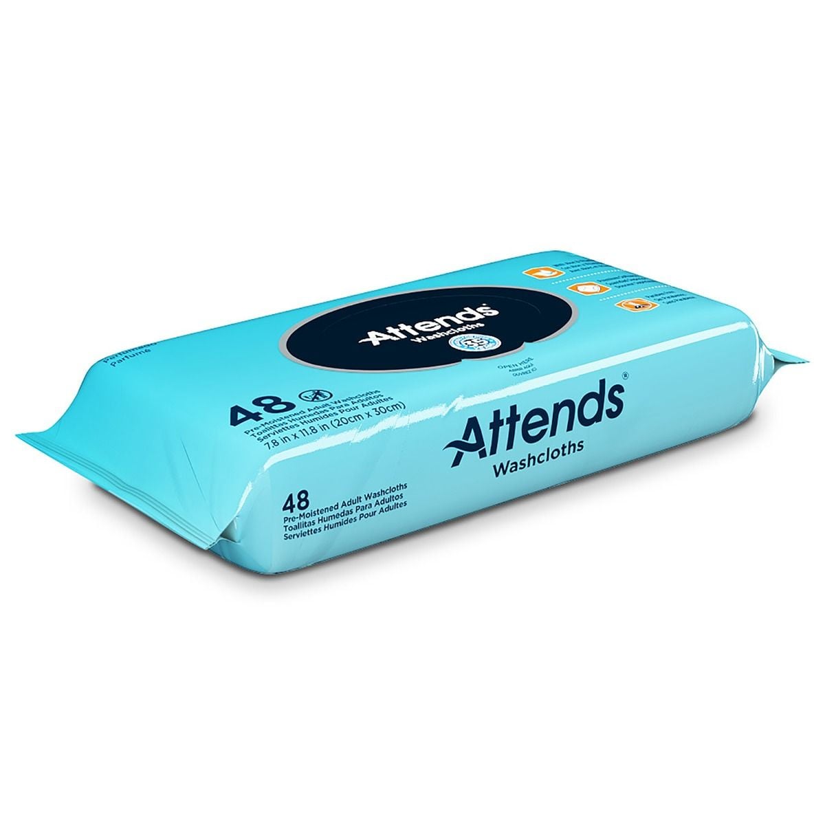 Image 6 of Attends Washcloths - Scented & Unscented (pre-moistened)