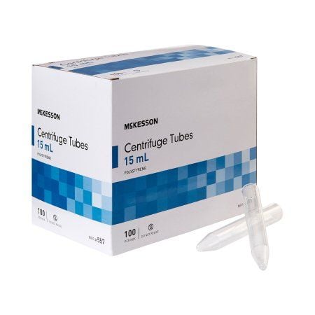 McKesson Centrifuge Tubes - Conical Bottom - 15 mL
