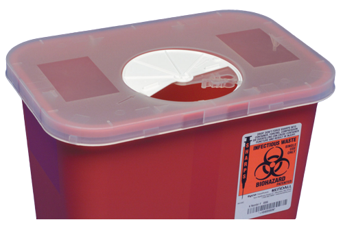 Sharps Container with Rotor Lid 8970