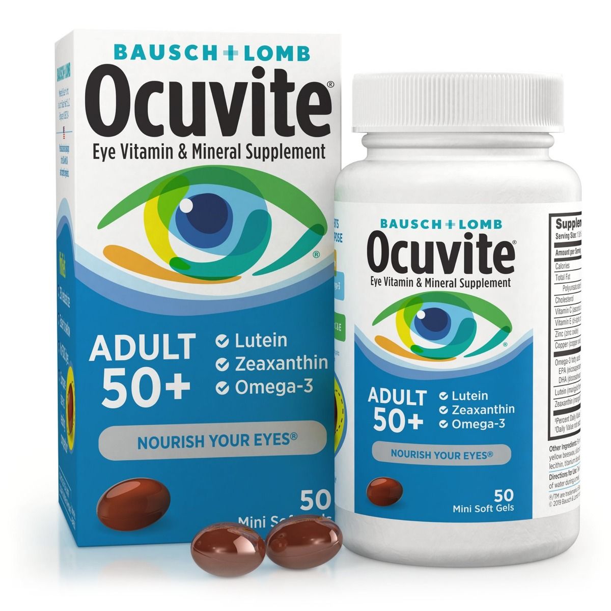 Ocuvite 50+ Eye Vitamin & Mineral Supplement