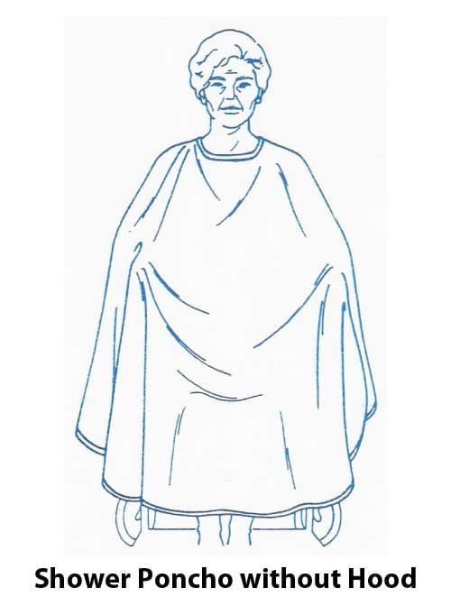 Shower Poncho without Hood