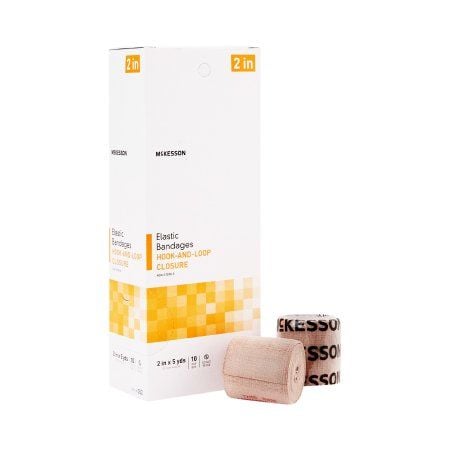 McKesson Elastic Bandage with Hook and Loop Closure