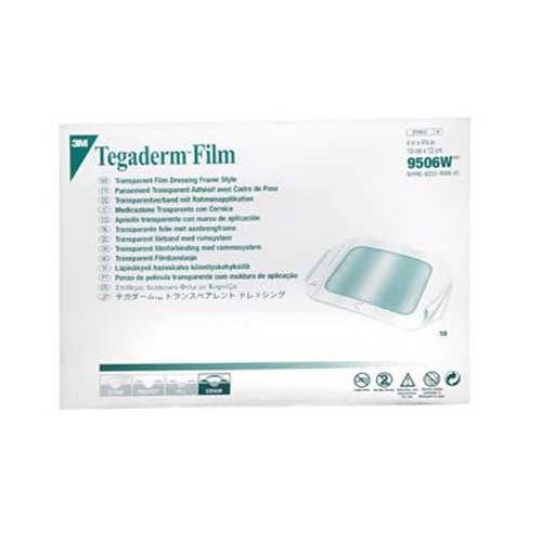Image 7 of 3M Tegaderm Transparent Film Dressing Frame Style 