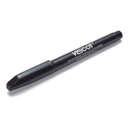 Viscot Medical Super Fine Tip Waterproof Permanent Ink Marker