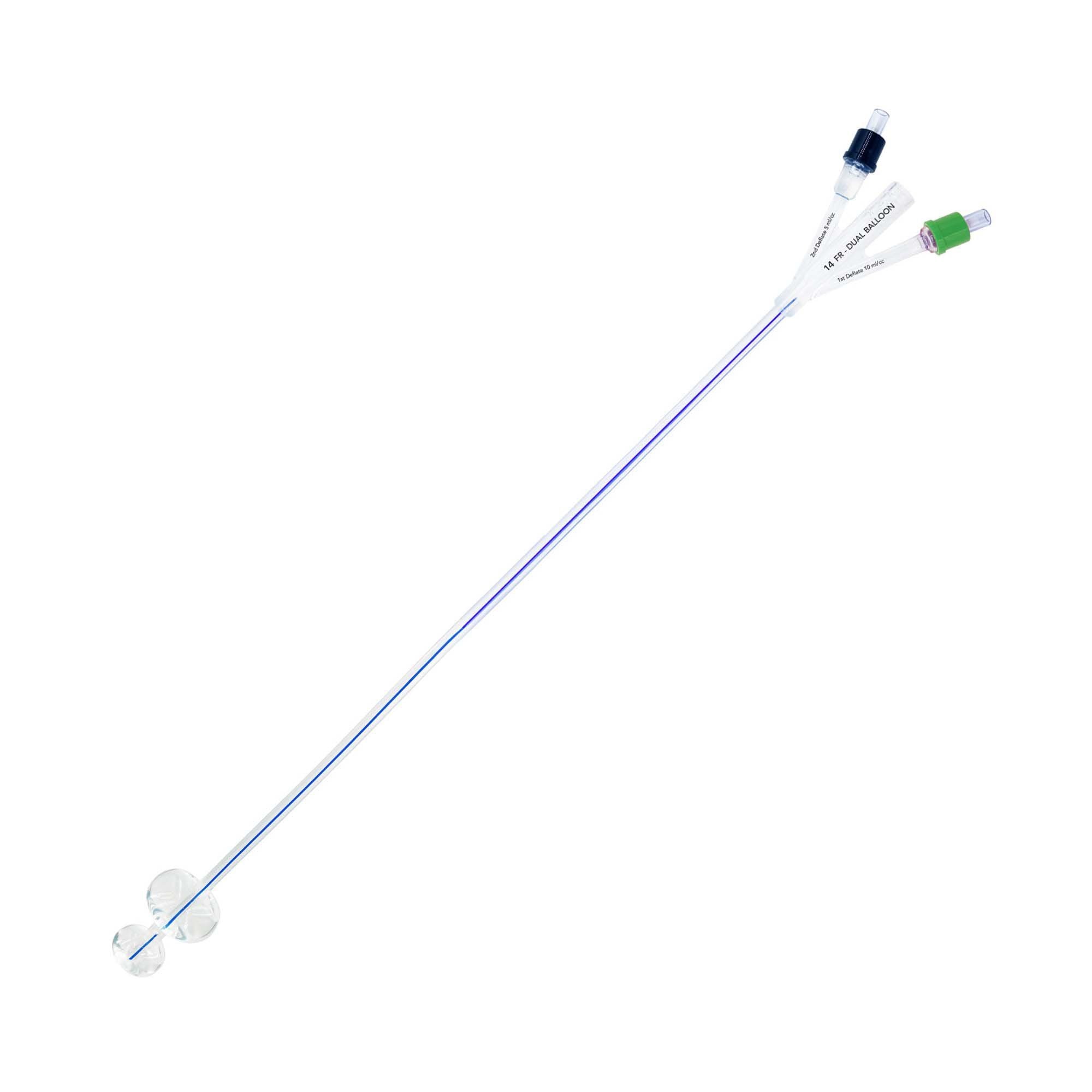TruCath Duo 100% Silicone Dual-Balloon Catheter