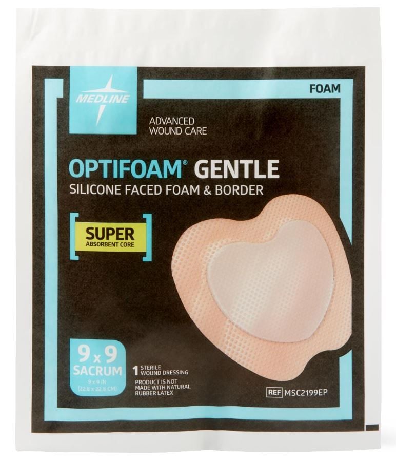 9x9 Inch Sacral Dressing Packet