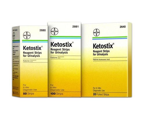 Bayer Ketostix Reagent Strips for Urinalysis - 2880