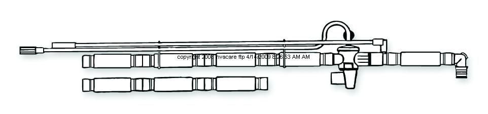 Image 1 of Adult Single-Limb Portable Ventilator Circuit
