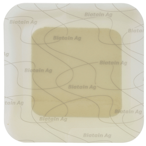 Image 5 of Biatain Ag Foam Dressings with Adhesive Border