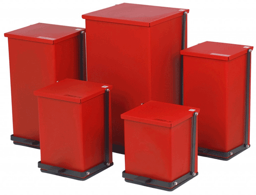 Step-On Can Red