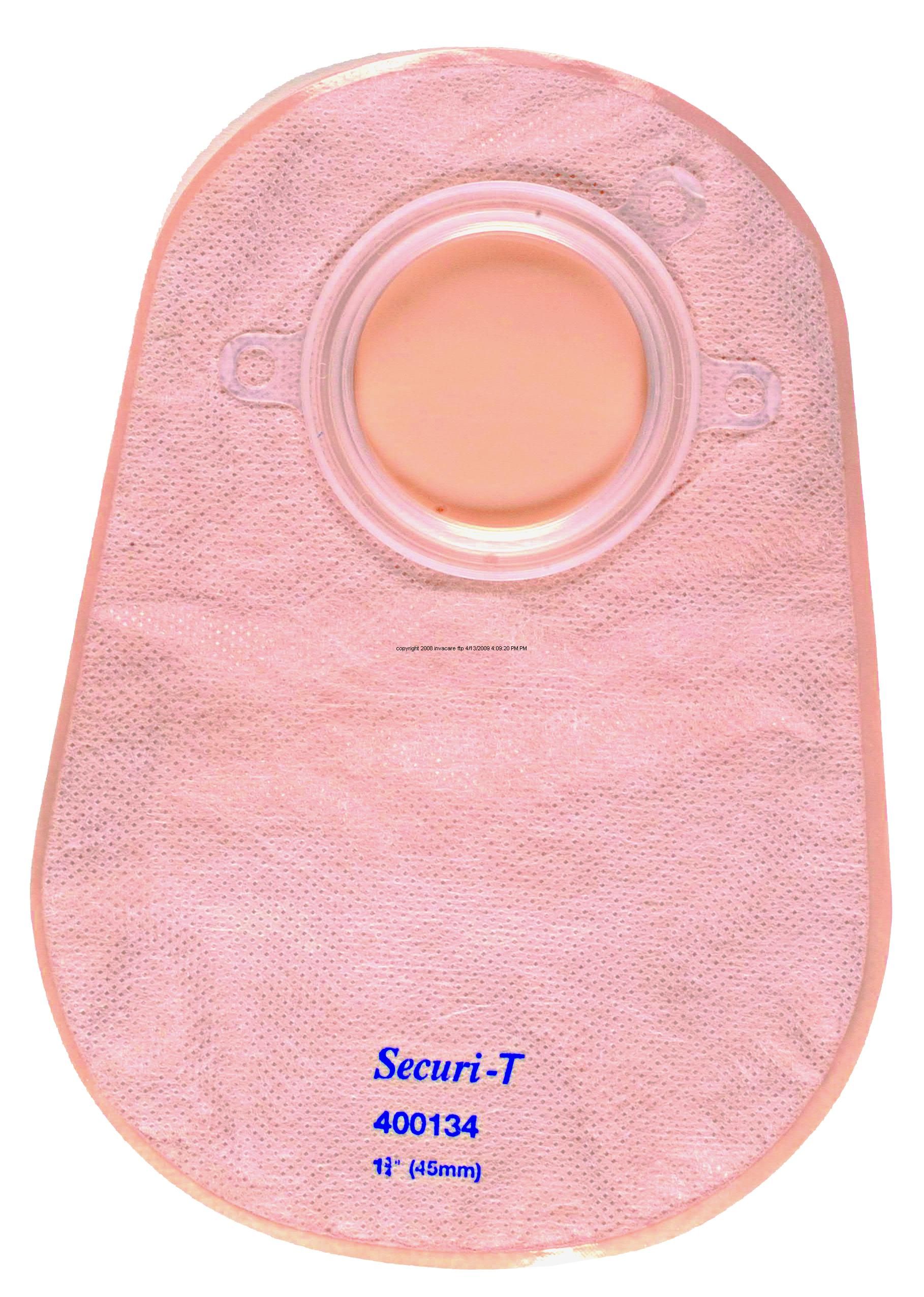 Image 1 of Securi-T Closed-End Pouch for Two-Piece Pouching Systems - Opaque