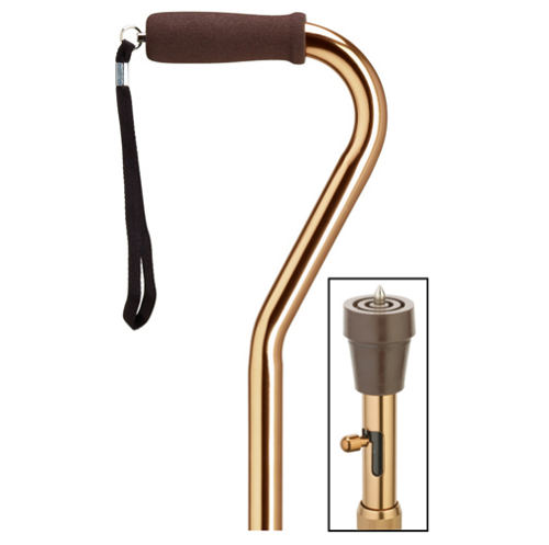 Image 1 of Harvy Surgical Supply Offset Handle Cane with Ice Pick
