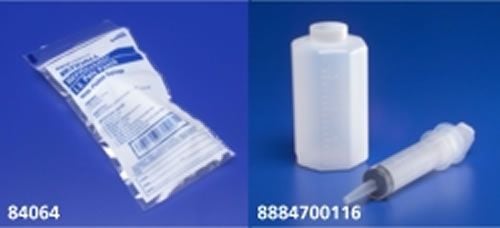 Image 2 of Kangaroo Irrigation Syringe with 500 mL Container, 60 mL Piston Syringe, Basin