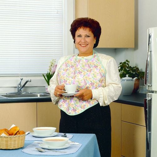 Image 3 of Priva Waterproof Mealtime Protectors Full Length Bib
