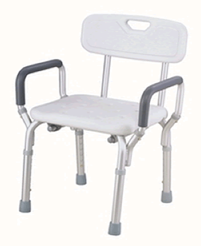 Image 1 of Medline Shower Chair Bath Bench with Arms