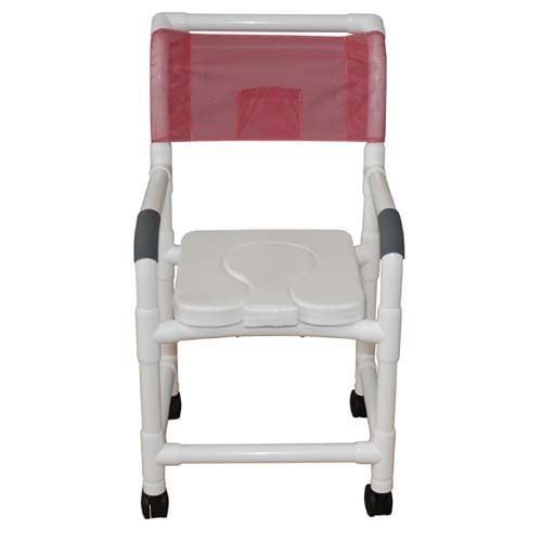 Image 1 of MJM PVC Shower Chair with Soft Removable Center Section