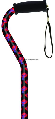 Image 1 of Mountain Properties Offset Handle Adjustable Aluminum Cane