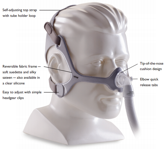 Image 8 of Wisp CPAP Nasal Pillows Mask