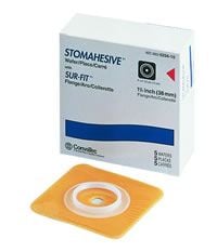 Image 1 of Stomahesive Flexible Skin Barrier with Pre-cut Opening and Tan Tape
